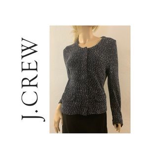 J. Crew Knit Tweed Zip-up Blazer  (NWOT)